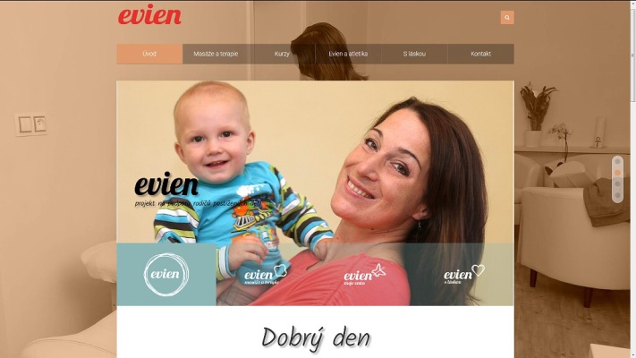 Tvorba webových stránek pro Evien od Pardubic