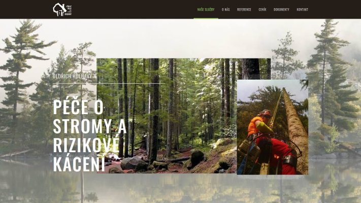 Tvorba webových stránek pro Pečujeme o stromy z Pardubic