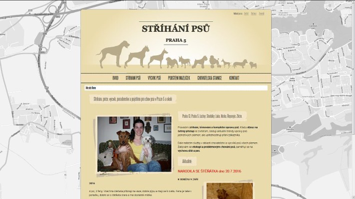 Tvorba webových stránek pro Stříhání psů Praha 5 a chovnou stanici Bohemia Opal